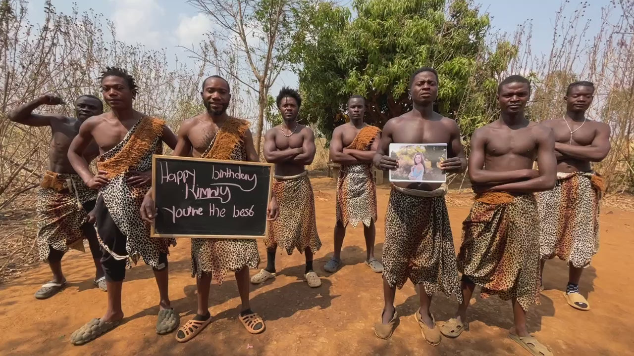 Personalized African Greetings Video